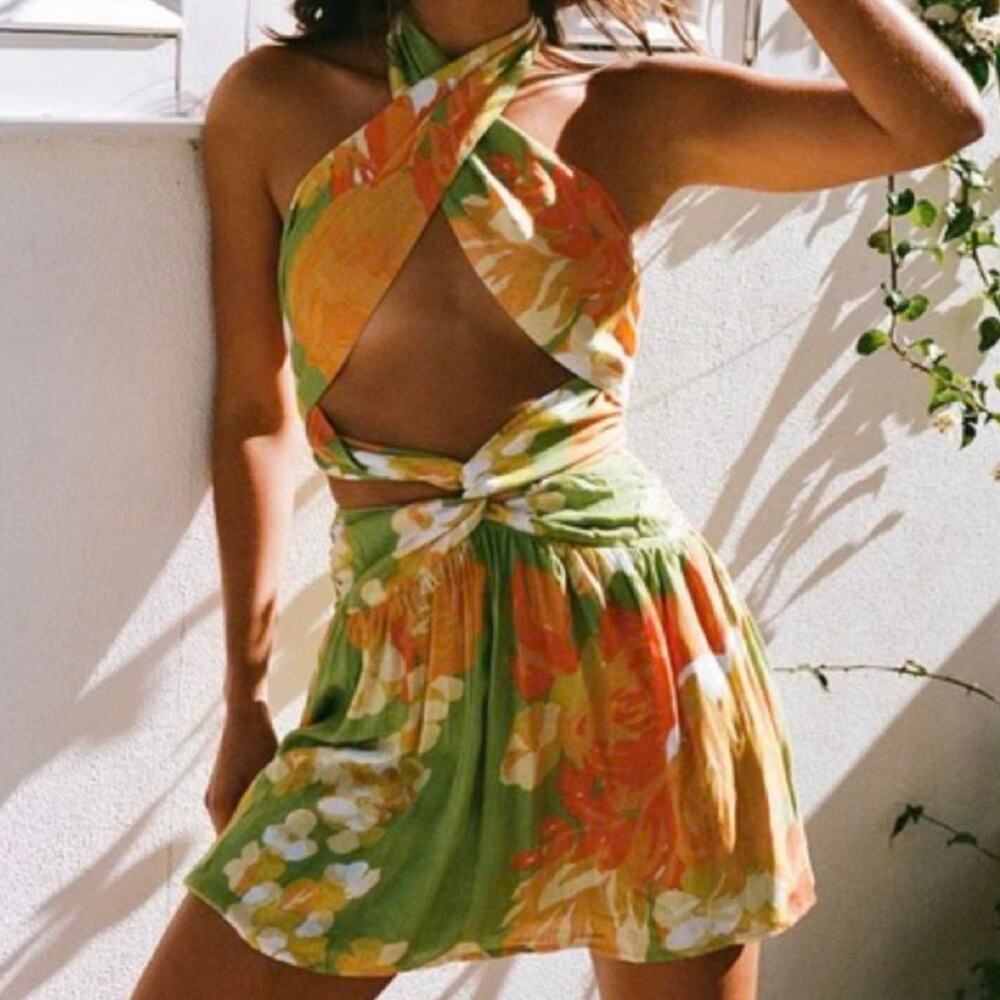 Sabo amina halter dress in